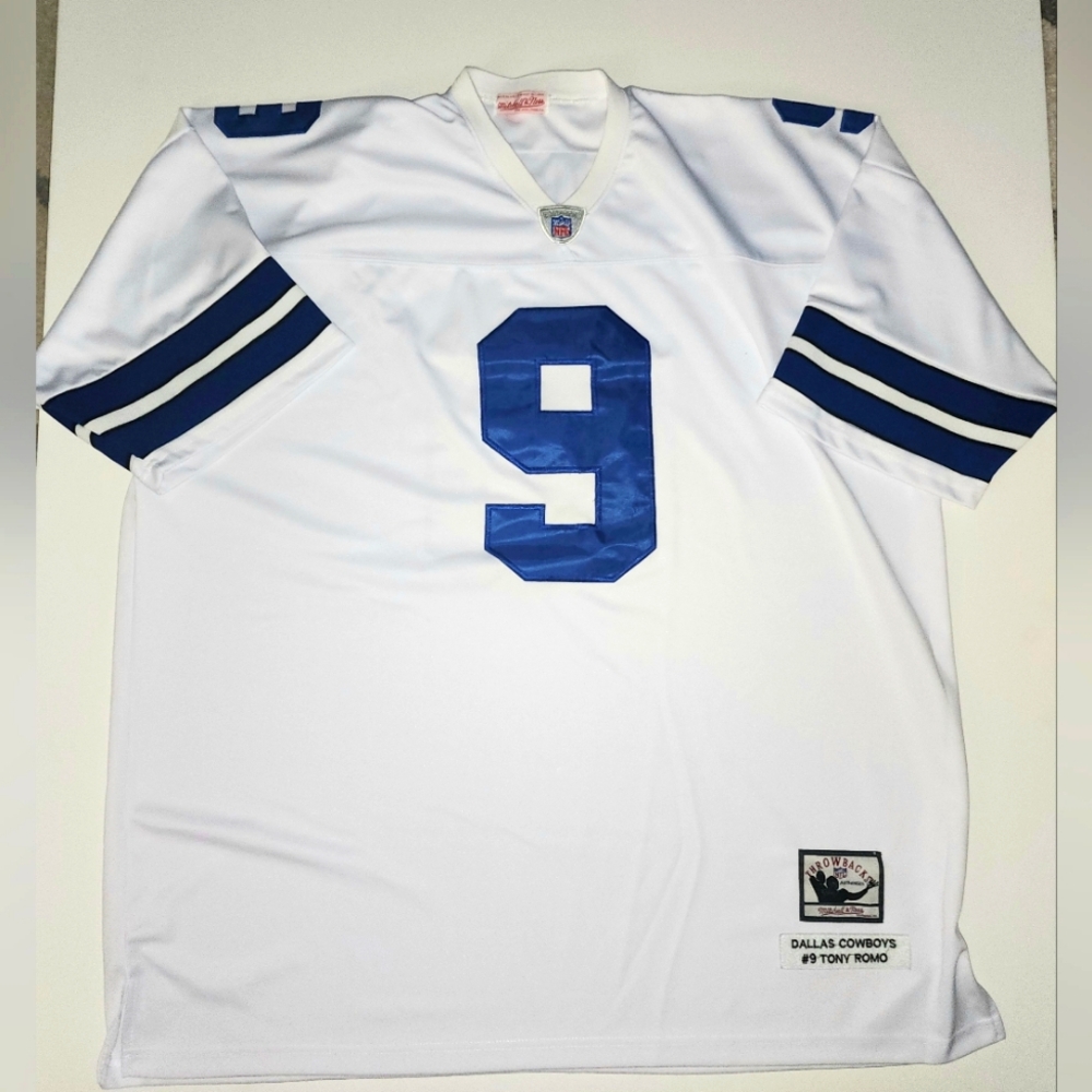 Vintage Mitchell & Ness Dallas Cowboys Tony Romo throwback jersey mens size 5XL
